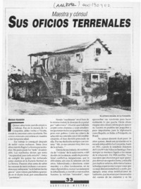 Sus oficios terrenales  [artículo] Melissa Kazabián.