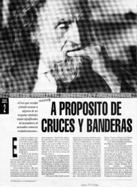 A propósito de cruces y banderas  [artículo] Radomiro Spotorno.