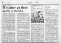 El escritor ya tiene quien le escriba  [artículo] Filebo.