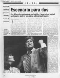 Escenario para dos  [artículo] Eugenia Fernández.