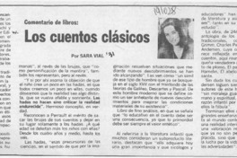 Los cuentos clásicos  [artículo] Sara Vial.