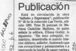 Publicación  [artículo].