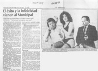 El Exito y la infidelidad vienen al Municipal  [artículo].