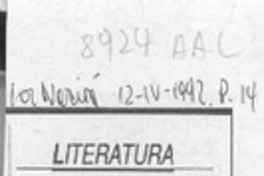 Los recuerdos repasados  [artículo] Nelson Navarro.