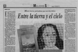 Entre la tierra y el cielo  [artículo] Bárbara Hayes.