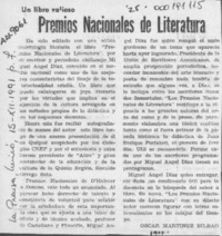 Premios Nacionales de Literatura