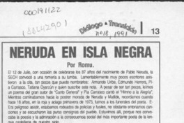 Neruda en Isla Negra  [artículo] Romu.