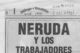 Neruda y los trabajadores