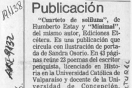 Publicación  [artículo].