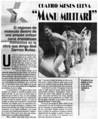 Cuatro meses lleva "Manu militari"