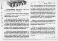 Vírgenes vacantes  [artículo] Fernando Quilodrán.