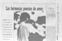 Las hermosas poesías de amor