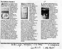 Reseña  [artículo] Guillermo Chandía C.