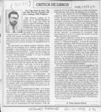 "Ese viejo cuento de amar"  [artículo] Carlos Jorquera Alvarez.