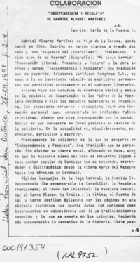 Colaboración  [artículo] Darío de la Fuente D.