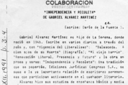 Colaboración  [artículo] Darío de la Fuente D.