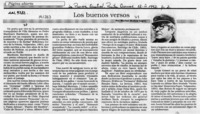 Los buenos versos  [artículo] Marino Muñoz Lagos.