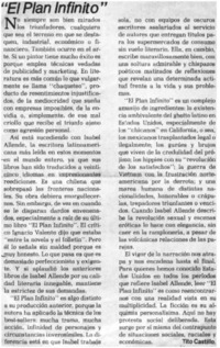 "El plan infinito"