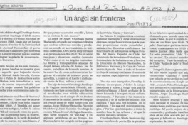 Un ángel sin fronteras  [artículo] Marino Muñoz Lagos.