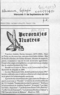 Personajes ilustres  [artículo].