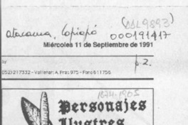 Personajes ilustres  [artículo].