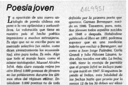 Poesía joven