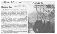 El primer libro  [artículo].