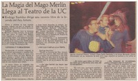 La Magia del mago Merlín llega al teatro de la UC