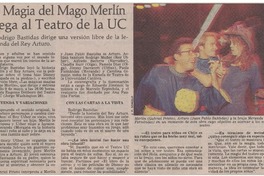 La Magia del mago Merlín llega al teatro de la UC
