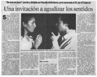 Una invitación a agudizar los sentidos