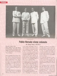 Pablo Neruda viene volando