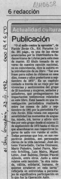 Publicación  [artículo].