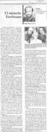 El misterio Dorfmann