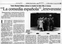 "La Comedia española", irreverente  [artículo].