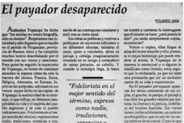 El payador desaparecido