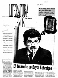 El desmadre de Bryce Echenique  [artículo] Faride Zerán.