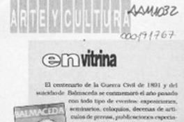 En vitrina  [artículo] Amadeo.