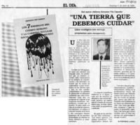 "Una tierra que debemos cuidar"  [artículo]Katherine López.