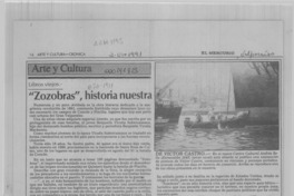 "Zozobras", historia nuestra
