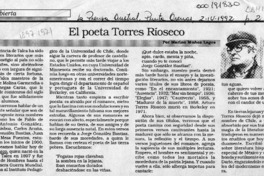 El poeta Torres Rioseco  [artículo] Marino Muñoz Lagos.