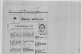 Un poeta talquino en París