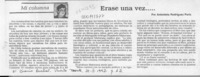 Erase una vez --  [artículo] Antonieta Rodríguez París.