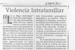 Violencia intrafamiliar