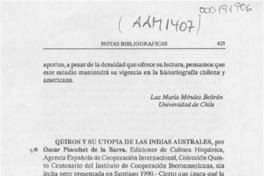 Quiros y su utopía de las indias australes  [artículo] José Rafael Reyes.