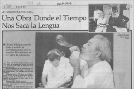 Una obra donde el tiempo nos saca la lengua