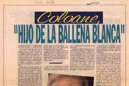 "Hijo de la ballena blanca"