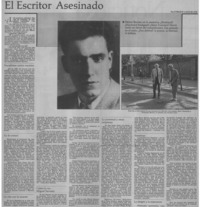 Héctor Barreto, escritor asesinado