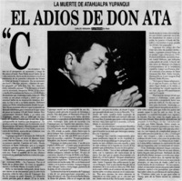 El adiós de don Ata