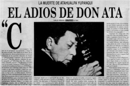 El adiós de don Ata