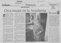 Otra mujer en la academia  [artículo] Marcela Gieminiani.